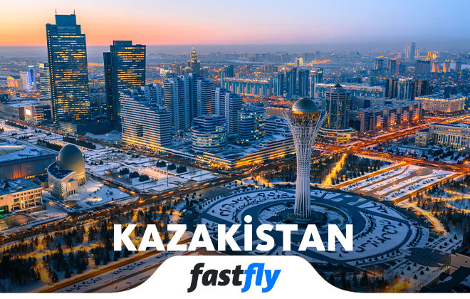 kazakistan uçak bileti